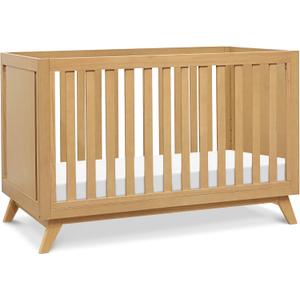 Davinci Otto 3-in-1 Convertible Baby Crib - GREENGUARD Gold Certified Wooden Convertible Crib to Toddler Bed & Daybed - Baby Bed with 4 Adjustable Mattress Heights & Easy to Assemble - Honey, 54"L x 29"W x 35"H