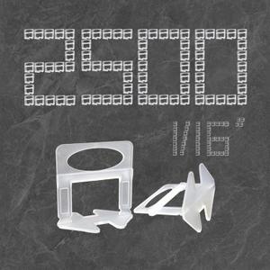 Tile Leveling System Clips 1/16" 2500 Pcs DIY Tiles Leveler Spacers Tile Leveling System for Professional Ceramic Tile and Stone Installation