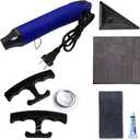 Emblem Removal Tool Kitvinyl Wrap Tool Kit Includes Hot Air Gun, Car Emblem Removal Tool (5-Meter Long Line), Scratch Repair Paste and Cloth, Towel