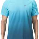 Men's Rash Guard Swim Shirts Summer UPF 50+ UV Sun Protection Quick Dry Beach Fishing Water Shirts T Shirts for Men (Medium)