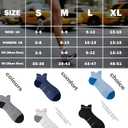 2 x BRISIRA Bamboo Viscose Compression High Ankle Socks Men Women Cushioned Anti Blister HIking Golf Arch Support Running Socks (Blue, XL)