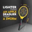 DEVOGUE Pack of 2 Electric Fly Swatter Bug Zapper Battery Operated Flies Killer Indoor & Outdoor Pest Control Mosquito Zapper and Insect Catcher Racket