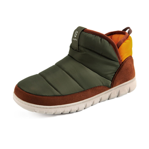 LongBay Mens Bootie Slippers with Memory Foam Indoor Outdoor Warm House Shoes Sport Lounge Camping Boots 44/45