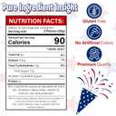 (2 Pack) 12 oz Red, White & Blue Roaster Marshmallows – Cherry, Vanilla & Blueberry Flavored Jumbo Marshmallows – Gluten Free, No Artificial Colors – Perfect for S’mores & 4th of July Treats (EXP 11/23/26)