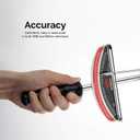 Tooluxe 03703L Dual Drive Beam Style Torque Wrench | 3/8 & Drives | 17 Length | 0-150 Ft-Lbs | SAE | Premium Steel Alloy