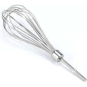 Sikawai Stainless Steel Egg Beater/Whisk Attachment for Hand Mixer - Kitchen Mixer Attachments Hand Accessories by Sikawai (KHMPW(8.7in*2.7in))