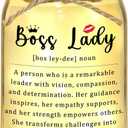 Boss Lady Gifts for Women, Boss Gifts for Women Boss's Day Thank You Appreciation Gift Christmas Birthday Present for Bosses Female