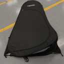 ROPODA Pop Up Tent 83inches x 48inches x 48inches, Upgrade Privacy Tent, Porta-Potty Tent Includes 1 Removable Bottom, 8 Stakes, 1 Removable Rain Cover, 1 Carrying Bag (Black)