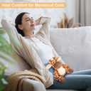 SuzziPals Giraffe Stuffed Animal, Heatable & Coolable Plushie, Microwavable Heating Pad for Soothing & Relaxation, Cute Plush Toy, Giraffe Gifts for Kids & Adults