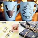 Dyvicl Metallic Marker Pens - Set of 10 Medium Point Metallic Markers for Rock Painting, Black Paper, Card Making, Scrapbooking Crafts, DIY Photo Album