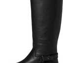 Vionic Women's Rochelle Fashion Boot Black Leather (Black, M)