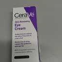 CeraVe Skin Renewing Eye Cream For Wrinkles, Under Eye Cream With Peptides + Caffeine + Niacinamide, For Wrinkles & Crows Feet, Paraben Free & Opthalmologist Tested (0.5 Ounce (Pack of 1))