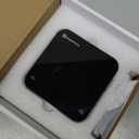 Maestri House Mini Coffee Scale with Timer, USB-C Rechargeable Espresso Scale, 2kg/0.1g Accurate Scale for Espresso and Pour-Over Coffee, Portable Digital Kitchen Scale with Auto Timer (Black&Silver)