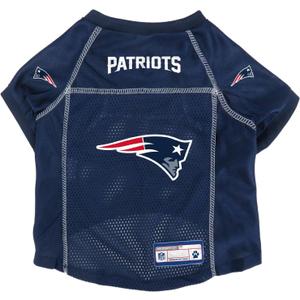 Littlearth NFL New England Patriots Basic Pet Jersey, Team Color, Large