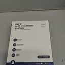 USB C Fast Charger, 100W GaN 6 Port Type C Charging Station Hub Block Cube, USB C Wall Charger Power Strip Adapter Plug for iPad iPhone 17 16 15 14 13 12 Pro Max Pixel Note Galaxy, 5ft Cord