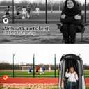 Sportneer Sports Tent: 1 Person Instant Shelter with Ultra Visibility for Cold Day - Lightweight Portable Pop Up Tent for Sports Event, Protection from Cold Wind and Rain, 37" Lx 37" W x 63.5" H