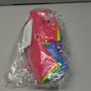 Linelglobal Plastic Shopping Bag for Small Business 11.8" Merchandise Bag Die Cut with Handle Store Retail - Colorful