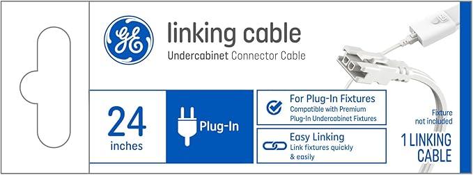 Linking Cable Undercabinet Connector Cable 24 Inches (1Pack)