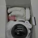 KIMHY Astronaut Galaxy Projector for Bedroom Kids Adults, 2 in 1 Star Projector Galaxy Night Light with Moon Lamp 8 Colors Effects, Space Light for Room Decor, Boy & Girl Birthday, Christmas (Pink)