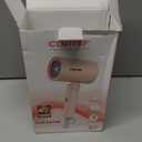 CLGTTBF Portable Hair Blow Dryer with Nozzle, Double Blue Light Hair Dryers for Women, 1000W Mini Travel Blow Dryer，Pink