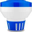 WaterWarden Floating Pool Chemical Dispenser  X-Large 7.5 Chlorine or Bromine Tablet Holder  Adjustable Floater for Pools, Hot Tubs & Spas  Holds Up to 4 Tablets  Deluxe Design