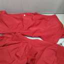 Scrubs for Women Set, Medical Women Scrubs-Stand-Up Collar Scrub Top & Jogger Scrub Pants with 8 Pockets (Red, L)