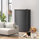 DUMOS 3.2 Cu.Ft Mini Fridge with Freezer, Single Door Refrigerator with Adjustable Thermostat, Compact Small Fridge for Bedroom, Office, Dorm, 17.72"*17.72"*31" Black