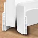 1 pc Strong Silicone Door Draft Stopper Under Door Draft Blocker, Insulator Door Sweep Weather Stripping, Noise Stopper, 38" Length, Strong Adhesive