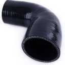 90 Degree 3" to 3.25"(76-83mm) ID Elbow Silicone Coupler Hose,4Ply, Reinforced Turbo/Intercooler/Intake Piping/Industrial