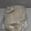 Hiasan Round Linen Tablecloth 120 Inch - Wrinkle and Stain Resistant Washable Polyester Fabric Table Cloth for Dining Room Kitchen Party, Beige