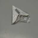 3PCS Christmas Paper Star Lantern, Lampshade 3D Paper Star Hanging Decoration Light Papers Lantern (White)