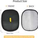 EKoo 2 Pcs Pet Hair Remover Glove-Reusable Pet Grooming Glove Electrostatic Pet Hair Removal Gloves for Removing Cat & Dog Hair from Furniture, Car Seats, Bedding, Carpets, and Clothes