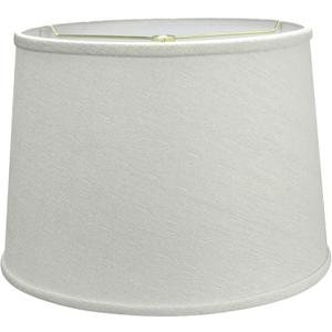 Aspen Creative 32320 Transitional Hardback Empire Shaped Spider Construction Lamp Shade in Off White, 12" Top x 14" Bottom x 10" Slant Height