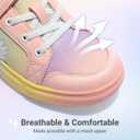 DREAM PAIRS Girls Shoes Toddler Sneakers Rainbow Storybook Casual School Walking Footwear for Toddler/Little Kids,Size 11 Little Kid,Rainbow/Pink,SDFS2308K