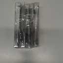 5 x 3 Inch Heavy Duty Door Locks Hasp Latch, Stainless Steel Security Packlock Clasp Hasp Lock Latch for Fence Gate, Gate, Shed Closet Cabinet, Black, 1 Pack