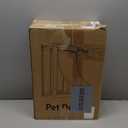 Doggy Door, All Aluminum Dog Door for Wall, Medium Doggie Pet Door, with Closing Panel, 2 Magnetic Flaps Energy Efficient, Wide Telescoping Tunnel for Interior & Exterior Walls, Pet Up to 45Lbs Black