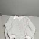 Trendy Queen Sweatshirts for Women Hoodies Oversized Crewneck Tops Sweaters Comfy Fall Winter Outfits Clothes 2025 Fashion (Medium, Grey)