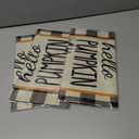 3 x Hello Pumpkin Fall Garden Flag, 1218 Inch Double Sided Yard Flag, Autumn Farmhouse Seasonal Holiday Yard Outdoor Thanksgiving Decoration (Pumpkin)