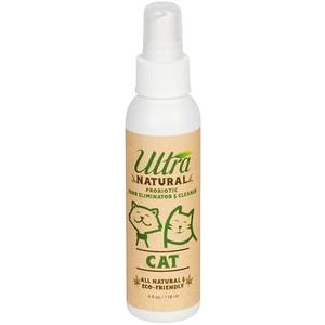 Pack of 2, ULTRA NATURAL CAT PROBIOTIC Odor Eliminator 4 OZ Spray