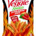 Sensible Portions Garden Veggie Straws, Screamin' Hot, Gluten Free & Non-GMO, 4.25 Ounce (Pack of 12) Best Before 02/16/2026