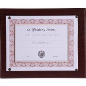 Nudell Award Plaque 8.5" x 11", Walnut (18811M)