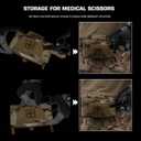 Compact MOLLE Trauma Pouch Quick Release IFAK Medical Pouch for Tactical Airsoft Combat Belt Vest Carrier