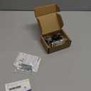 Ravinte 5 Pack 1-1/4 inch Kitchen Cabinet Knobs Matte Black Dresser Zinc Pulls Door Drawer Handles for Dresser Drawers