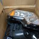 2009 2010 2011 2012 2013 2014 Ford F150 Pickup Headlight Assembly for 09-14 Ford F150 Clear Lens Chrome Housing with Amber Reflector Headlamp Replacement Left and Right PairW/O Bulbs
