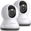 blurams Cameras for Home Security, 2K Pet Camera with Phone App, 360 PTZ Indoor Cameras, 2-Way Talk, Motion Tracking, Color/IR Night Vision, Cloud&SD, Works with Alexa (2Pack, 5GHz/2.4GHz Dual-Band)