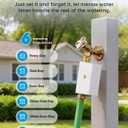 meross WiFi Water Hose Timer, Smart Sprinkler Timer with Brass Inlet & Outet, Work with Apple Homekit, Alexa & Google Assistant, Water Valve for Lawn, Garden, Yard and Pool, MSH400/MSH450 Hub Required