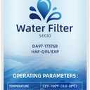 SETFEEL DA97-17376B Water Filter Replacement for Samsung Rs27t5200sr Haf-qin/exp Haf-qin Da97-08006c Hafqin Rf28t5001sr Rf27t5201sr Rs22t5201sr Rf29a9671sr Rf27t5241sr Rf27t5201sg, 1 Pack