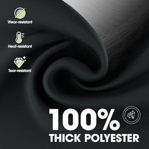Pureegg Table Cloth - Polyester Table Cloth for Rectangle Table, 60''x84'' Tablecloth, Decorative Tablecloths for Parties, Dinings, Picnics, Washable & Ironable, Black, 2 Pack