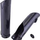 PRO CAKEN 10.6 inch Motorcycle Front Shock Fork Cover Lower Fork Cover Set,Strong and Sturdy Scratch Resistant Case Wrap Shock Absorber Guard Universal for Dirt Bike Motorcycle -Black