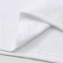 Women's Off The Shoulder Tops Floral Graphic Oversized Tshirts Shirts Y2k Summer Tops Trendy (White, L)